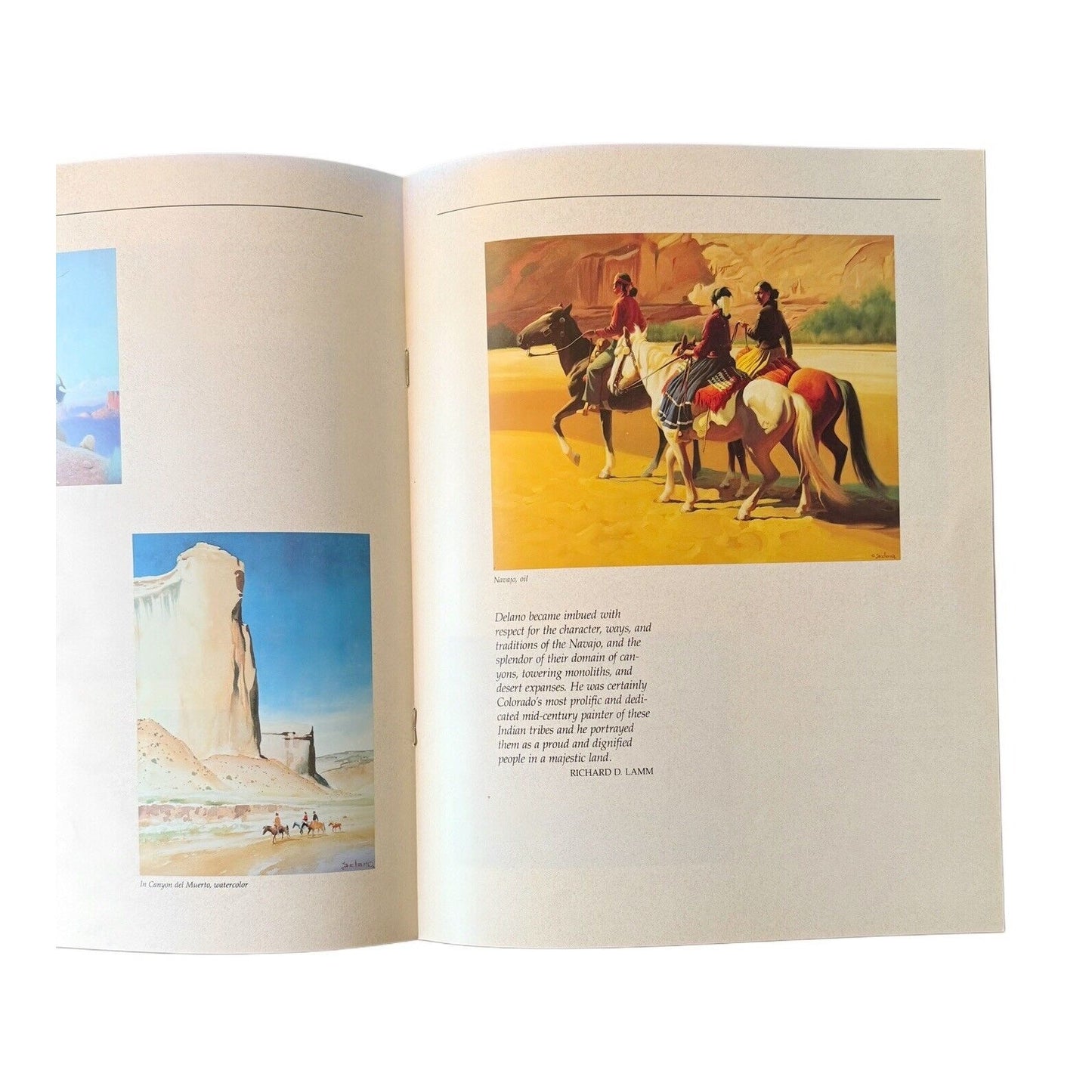 Desert Inspired Rare 1989 Guide to Gerard Curtis Delano Masterworks