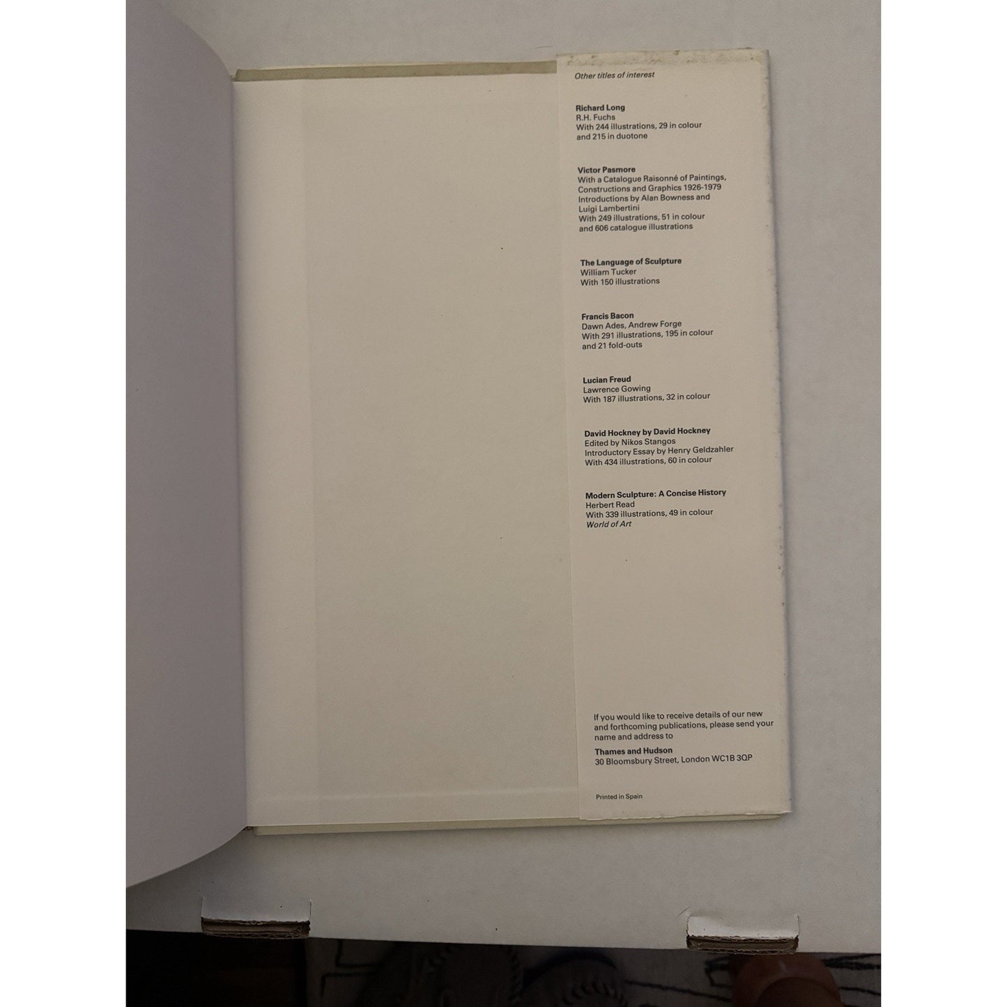 Anthony Caro Sculpture Art Book Photography by Terry Fenton 1986 Thames & Hudson