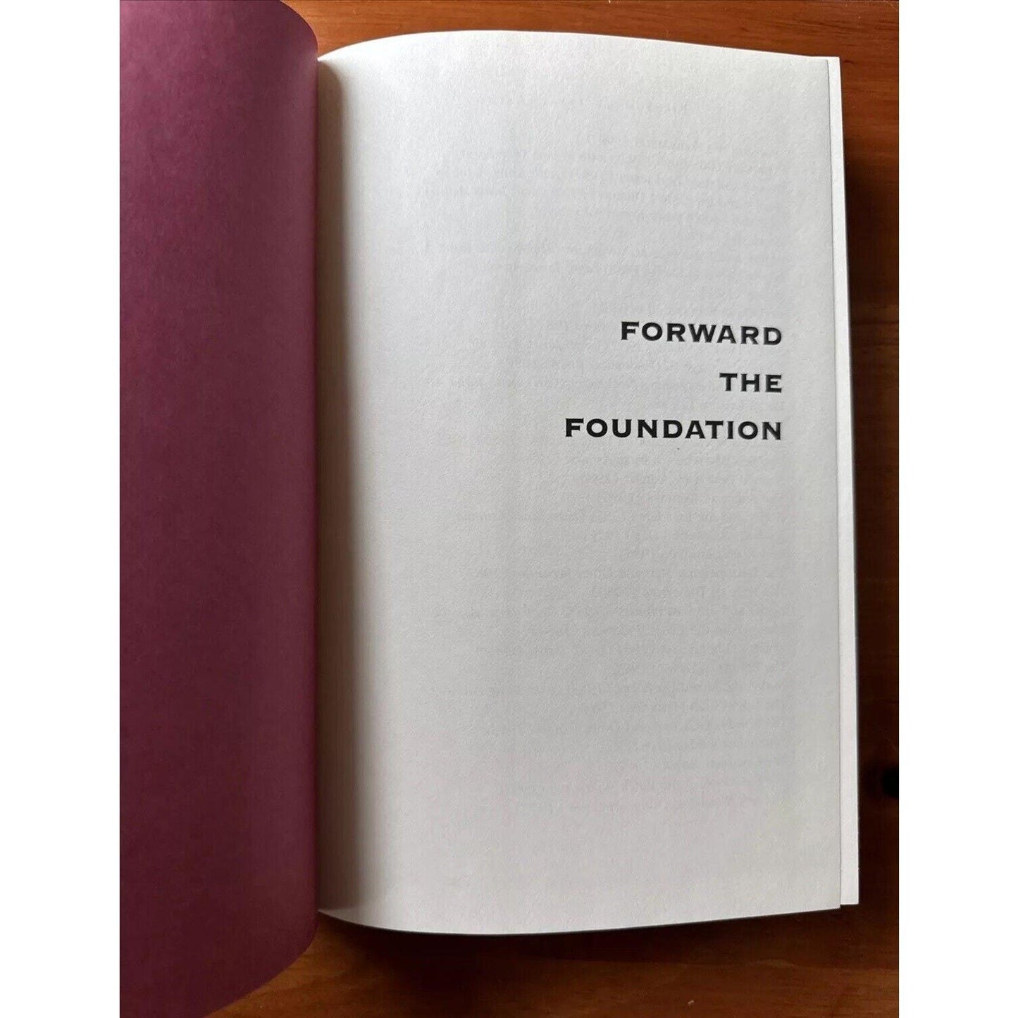 Isaac Asimov Forward the Foundation 1st Edition 2nd Print Vintage 1993 HCDJ