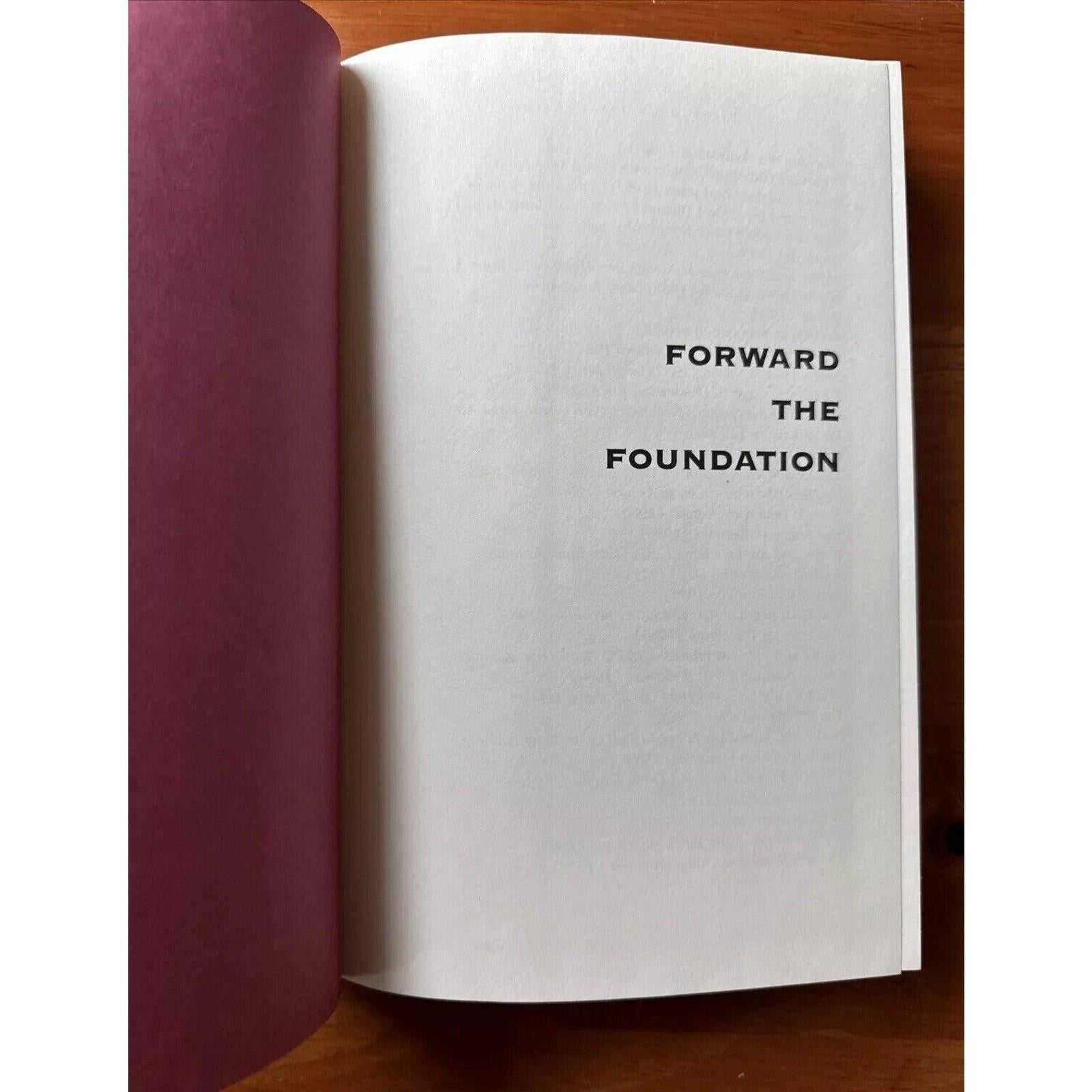 Isaac Asimov Forward the Foundation 1st Edition 2nd Print Vintage 1993 HCDJ