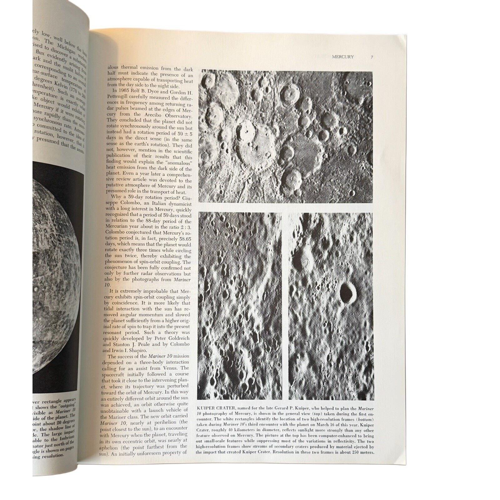 Scientific American 1983 First Print of The Planets w foreword by Carl Sagan