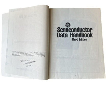 Vintage 1977 GE Semiconductor Handbook Third Ed Softcover Technical Guide