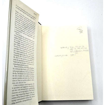 Vintage 'The Volcano Lover' Book by Susan Sontag, 1992 First Edition