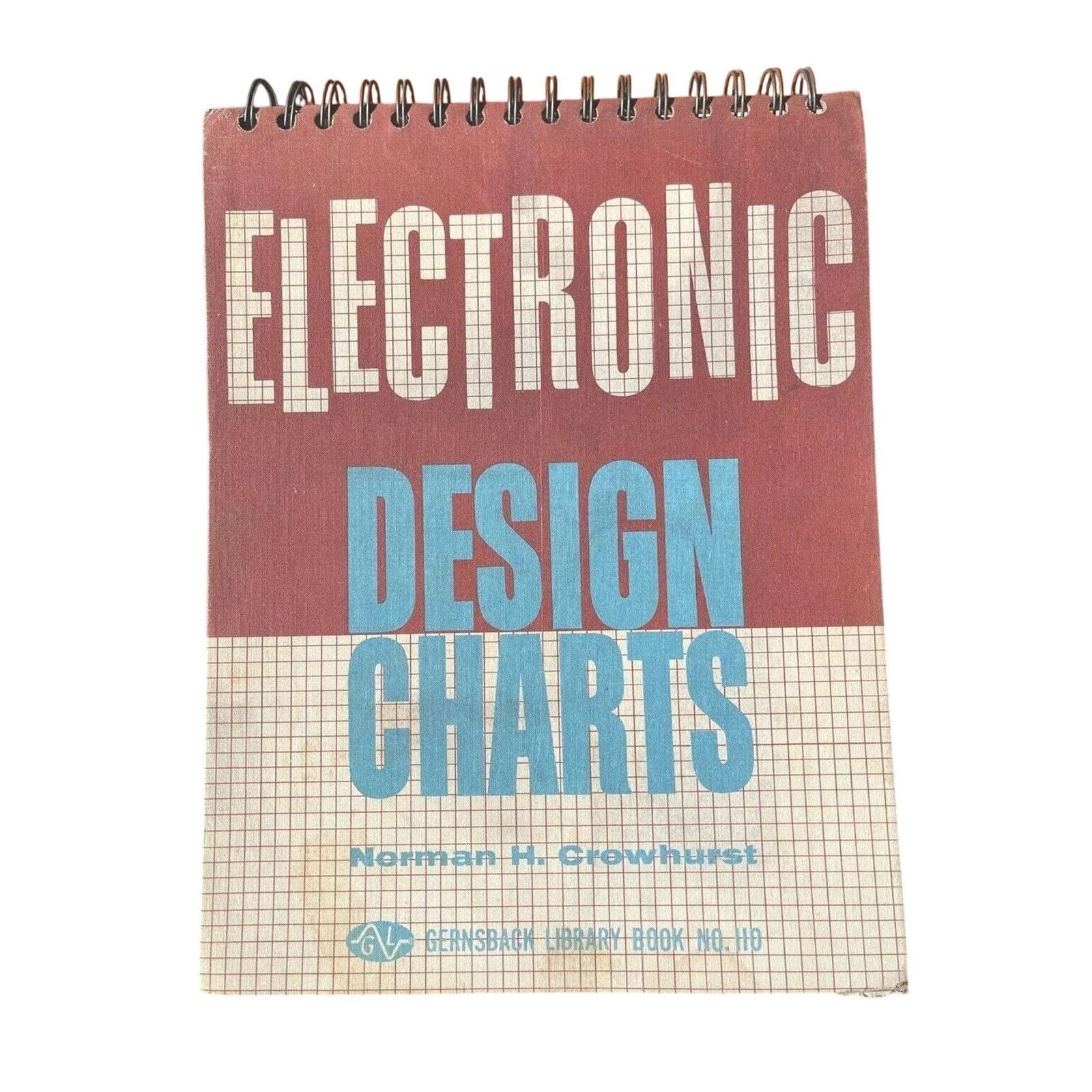 Rare Electronic Design Charts by Norman Crowhurst 1963 Audio Engineering Collectible 1st