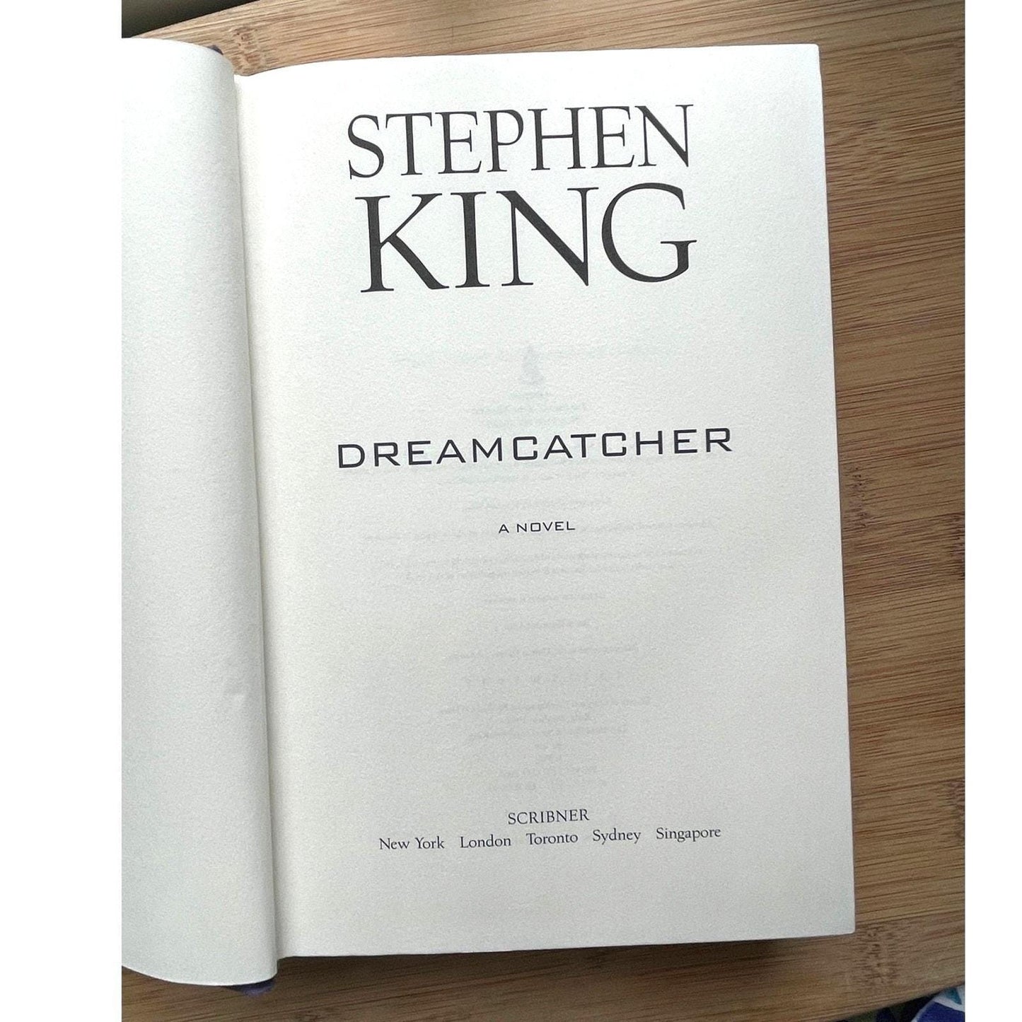 Stephen King Dreamcatcher First Edition Hardcover: 2001 First Print, Dust Jacket