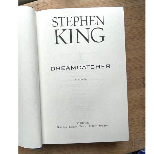 Stephen King Dreamcatcher First Edition Hardcover: 2001 First Print, Dust Jacket