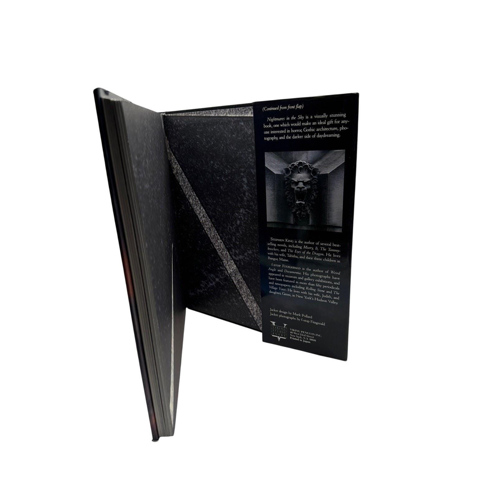 Vintage Horror Photography Book: Stephen King's Nightmares in the Sky, 1988 HCDJ