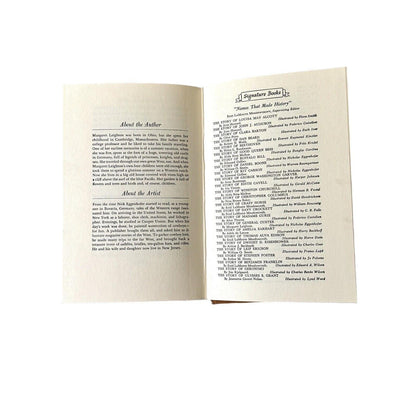 Vintage Book: The Story of General Custer, Illustrated 1954 Edition