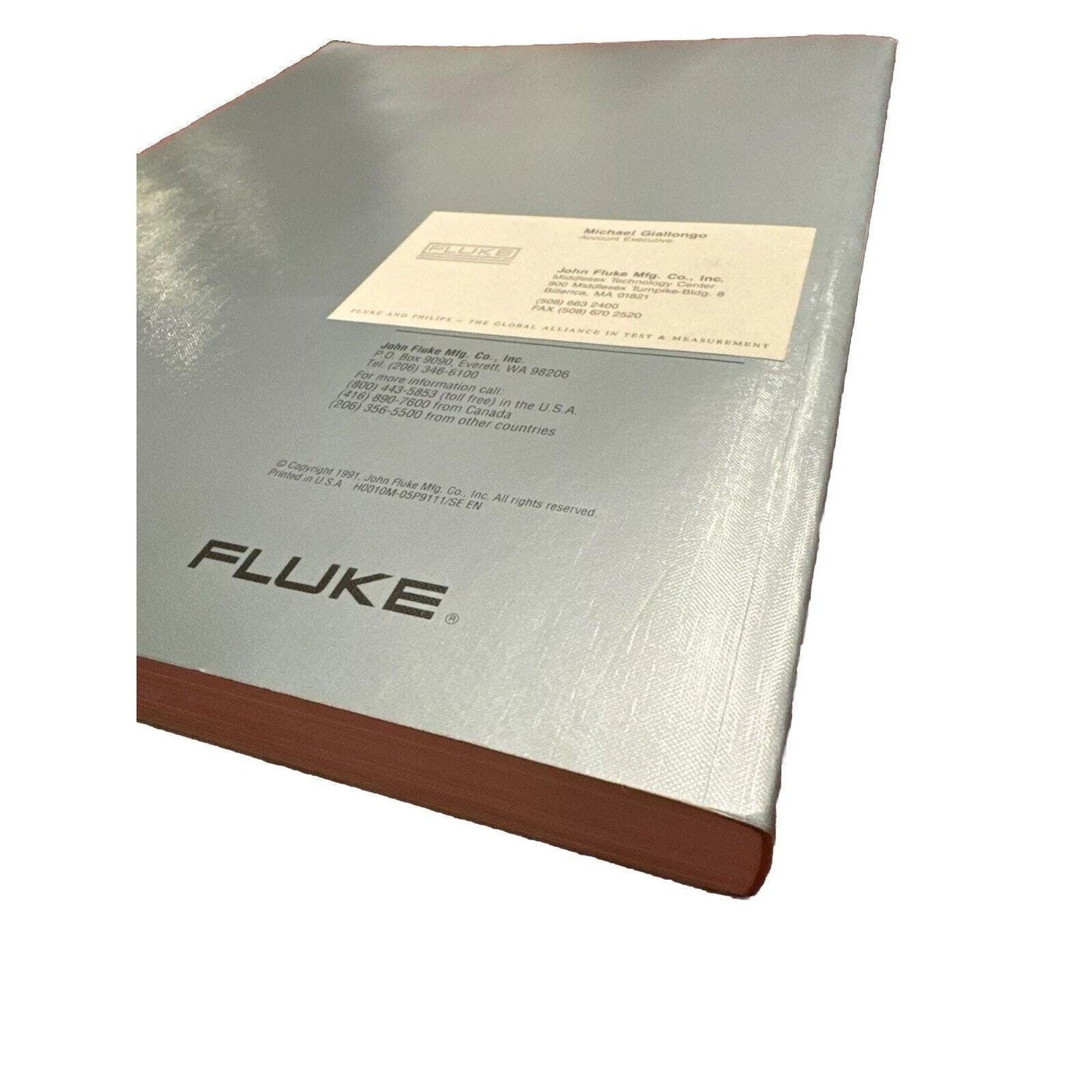 1992 Test & Measurement Catalog Vintage Fluke and Phillips Softcover