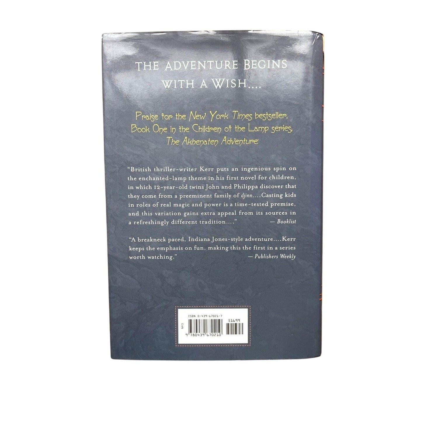 Children of the Lamp: The Blue Djinn of Babylon by P.B. Kerr 2006 First Ed HCDJ