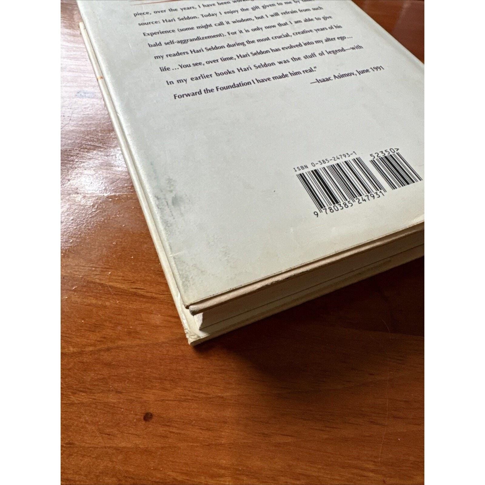 Isaac Asimov Forward the Foundation 1st Edition 2nd Print Vintage 1993 HCDJ