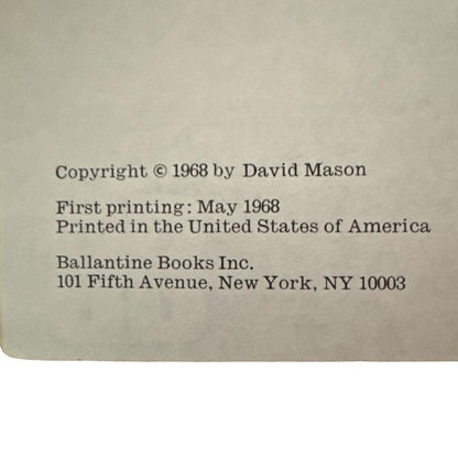 Vintage 1968 U-Boat Book: The Secret Menace, First Print