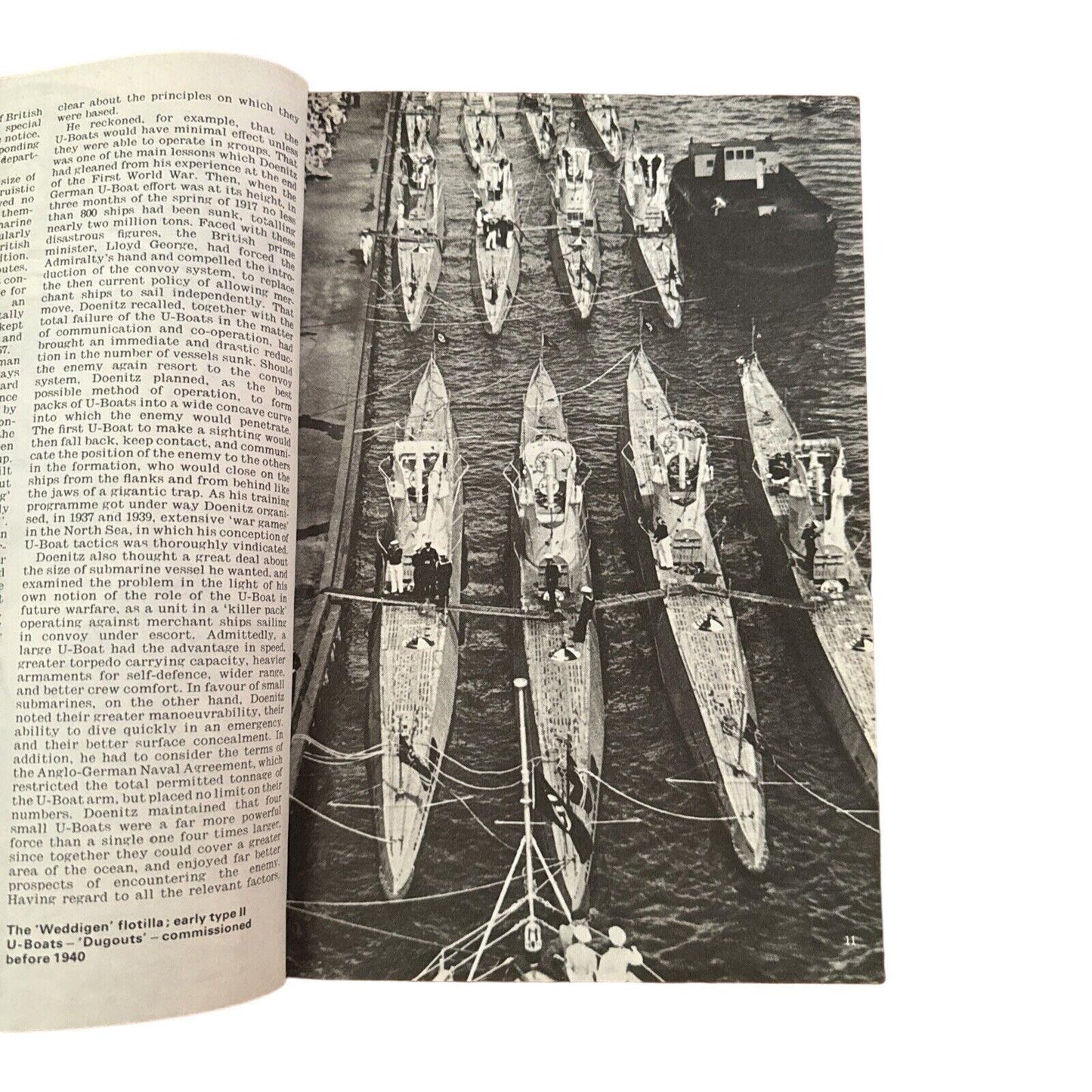 Vintage 1968 U-Boat Book: The Secret Menace, First Print