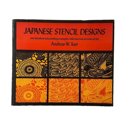 Vintage 1982 Japanese Stencil Design Patterns by Andrew Tuer Softcover Reprint