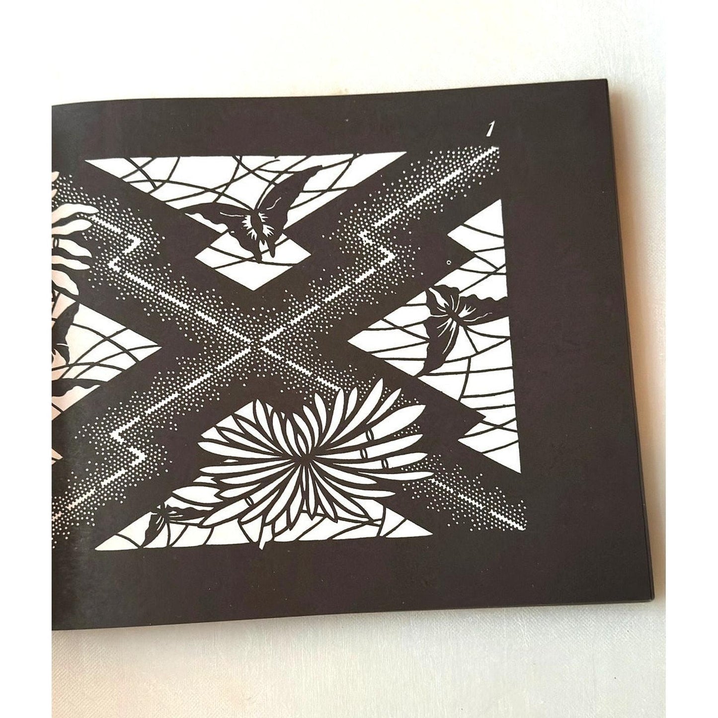 Vintage 1982 Japanese Stencil Design Patterns by Andrew Tuer Softcover Reprint