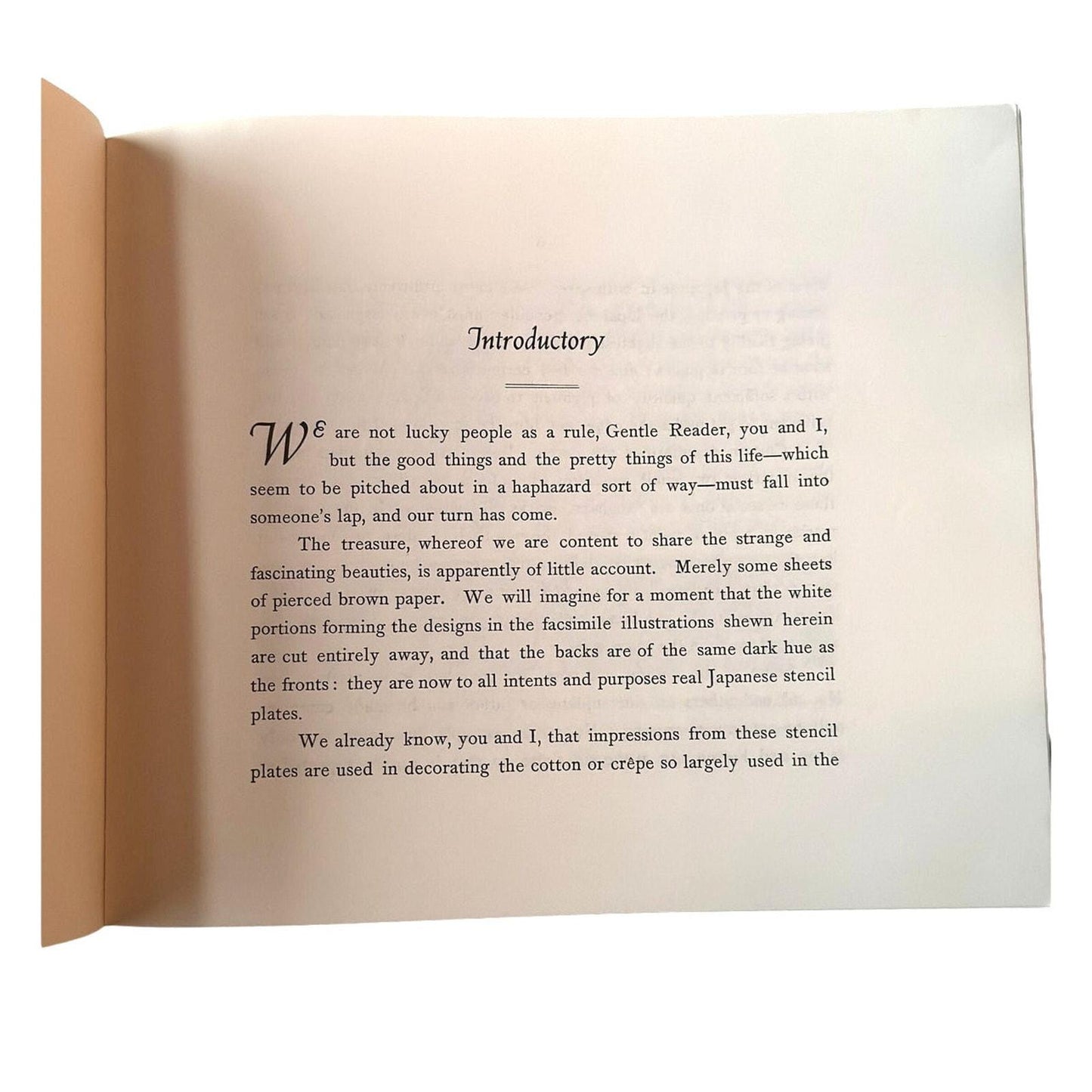 Vintage 1982 Japanese Stencil Design Patterns by Andrew Tuer Softcover Reprint