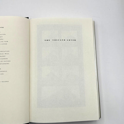 Vintage 'The Volcano Lover' Book by Susan Sontag, 1992 First Edition