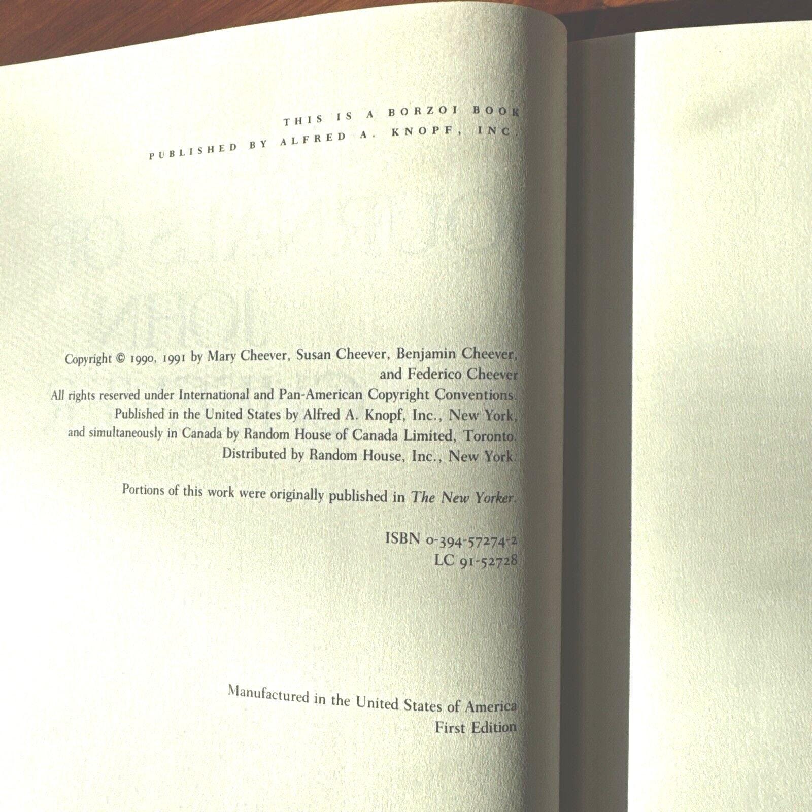 Vintage Book The Journals of John Cheever: 1991 First Edition Hardcover w/ Dust Jacket