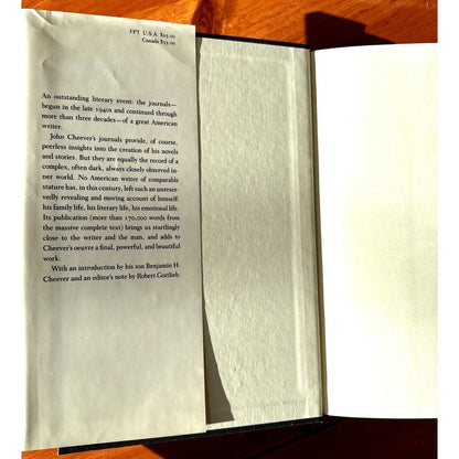 Vintage Book The Journals of John Cheever: 1991 First Edition Hardcover w/ Dust Jacket