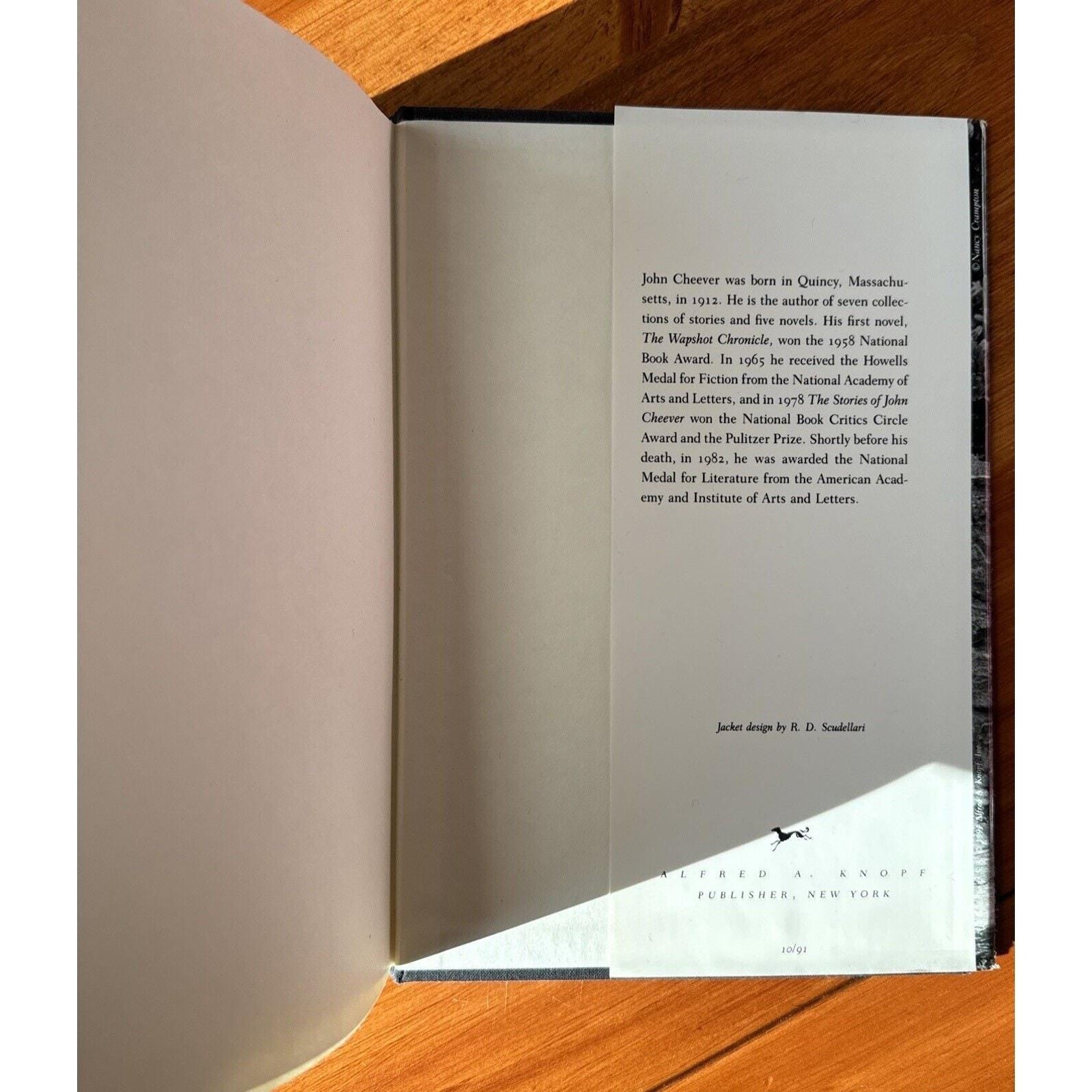 Vintage Book The Journals of John Cheever: 1991 First Edition Hardcover w/ Dust Jacket