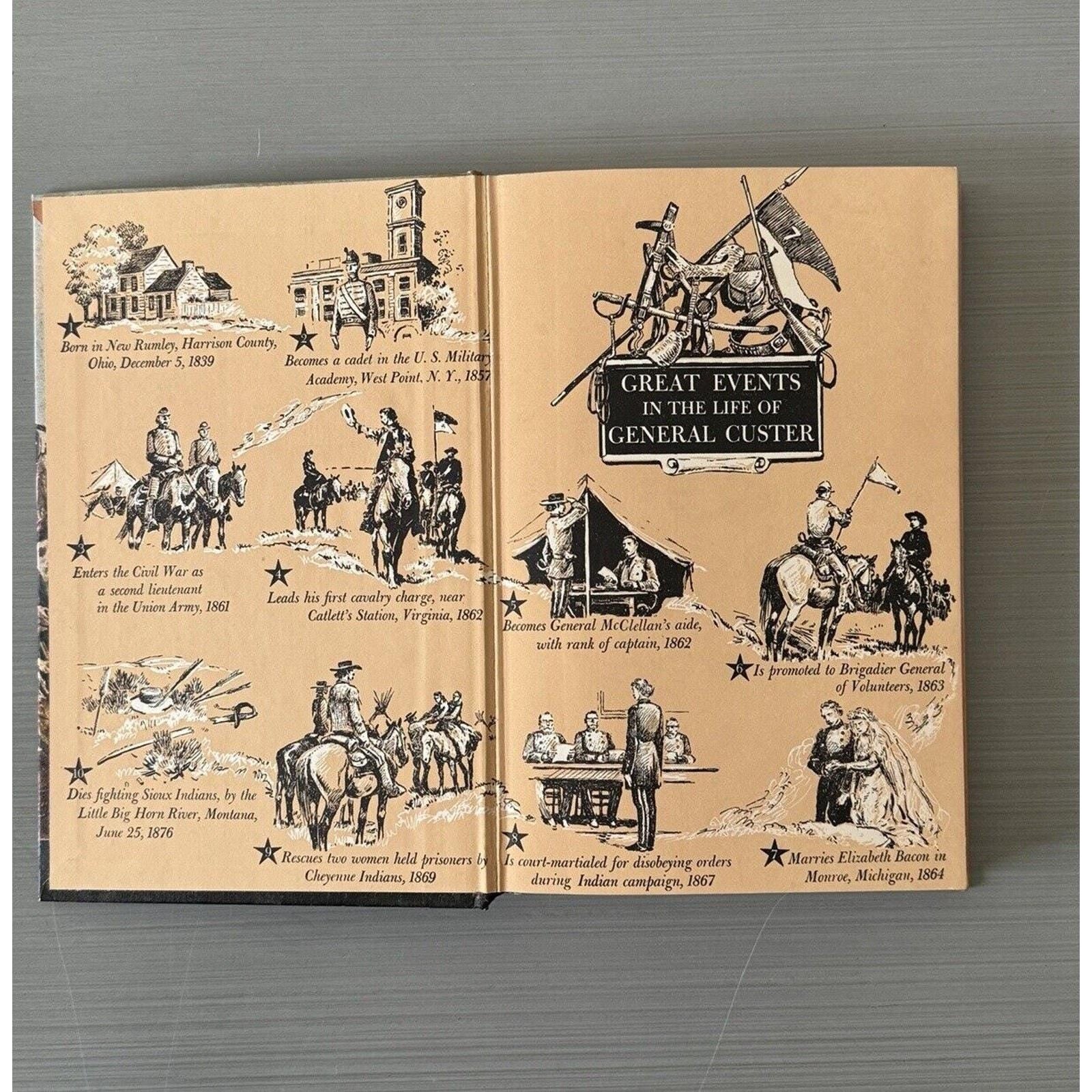 Vintage Book: The Story of General Custer, Illustrated 1954 Edition