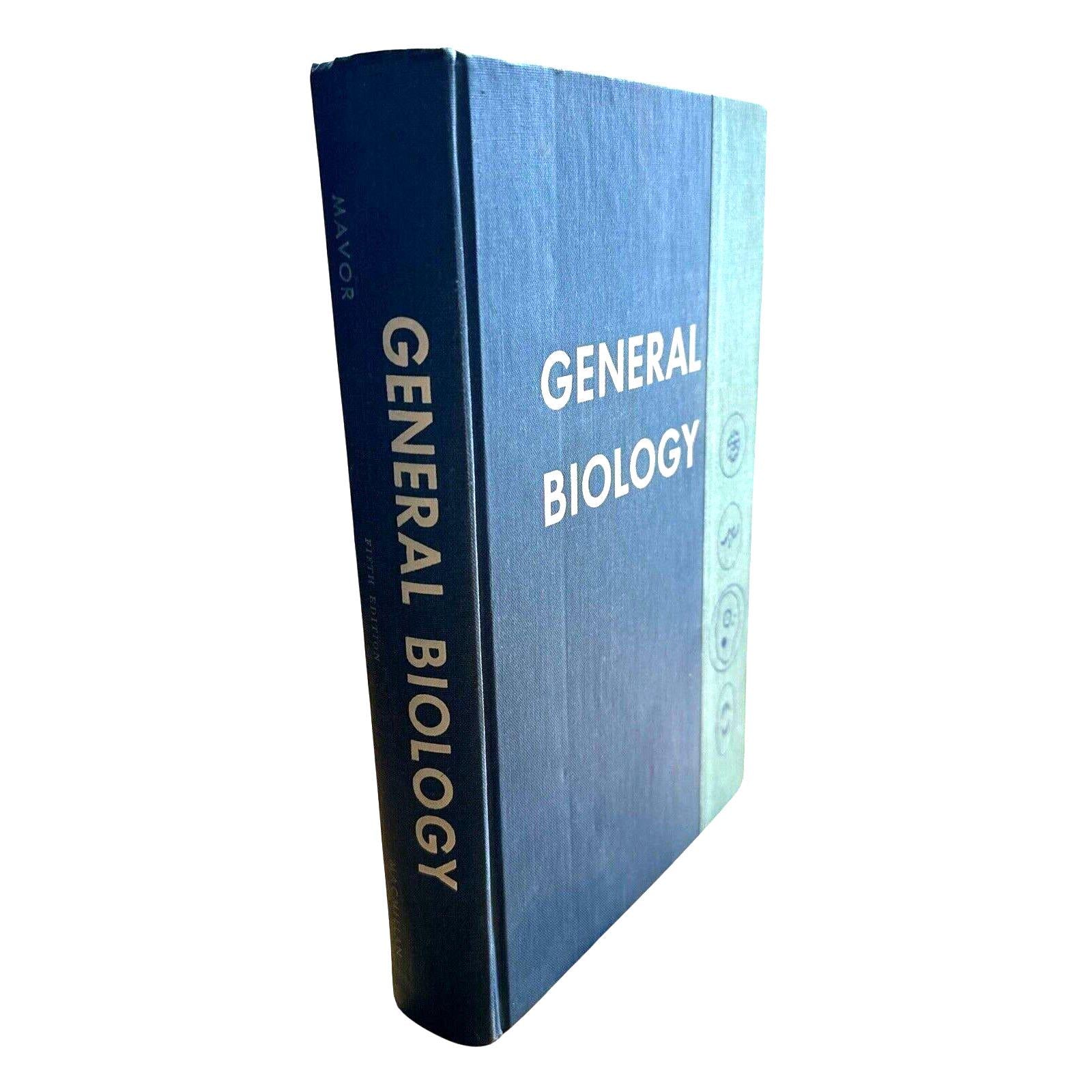Vintage Textbook 1959 General Biology by James Watt Mavor Hardcover Fifth Edition First Printing